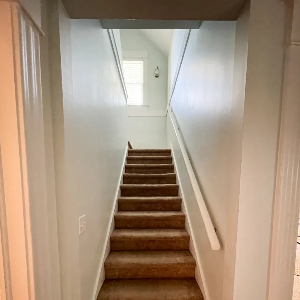 Stairs leading to the Master Suite.